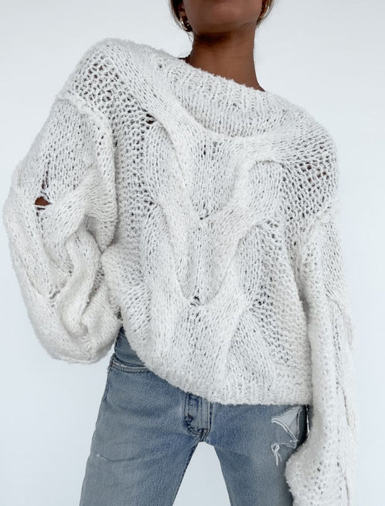 Nonna Sweater- Ivory