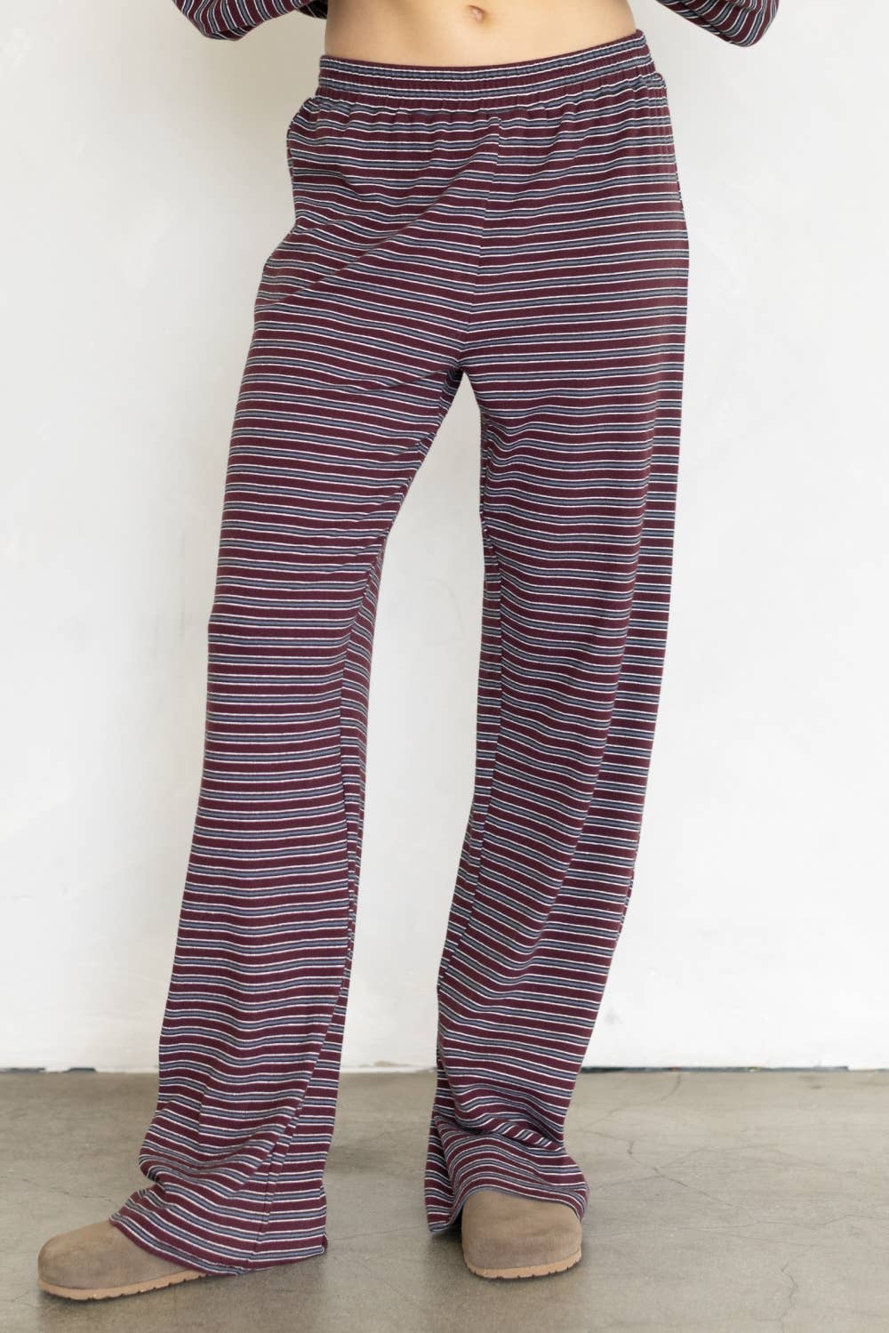 Lorenze Pants: GREY MULTI / S