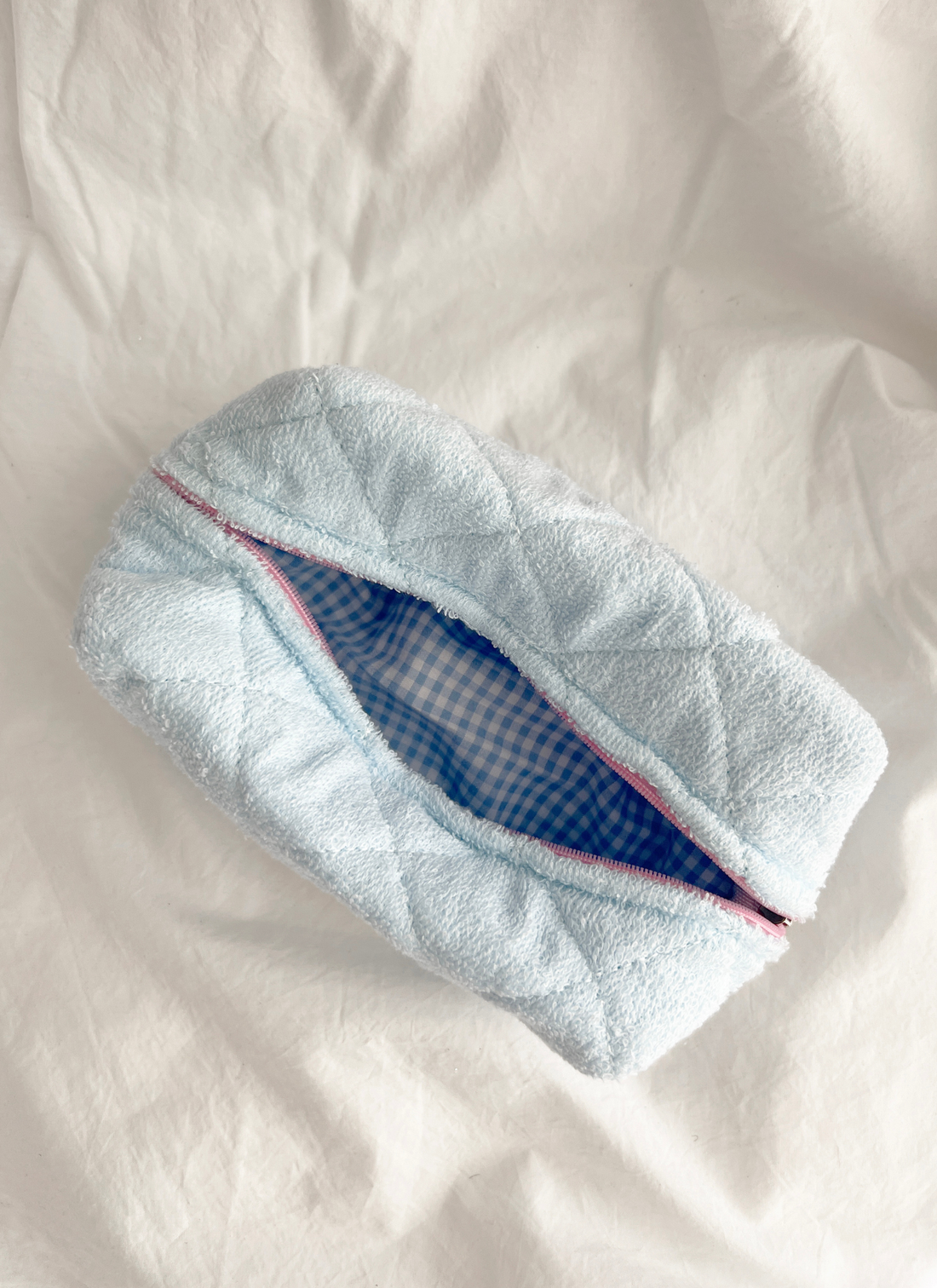 Large Size Make Up Bag - TERRY: BUTTER / ONE SIZE