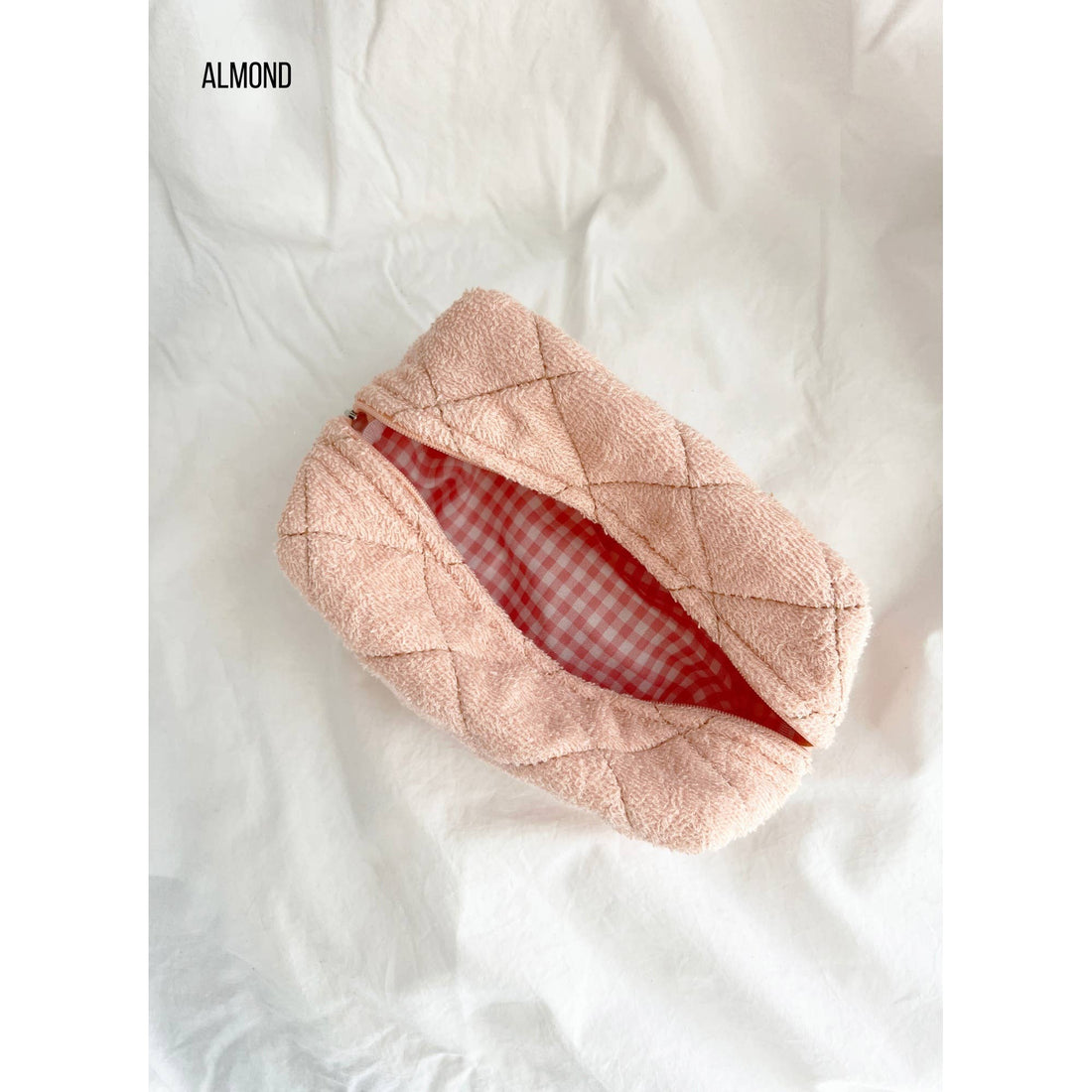 Large Size Make Up Bag - TERRY: BUTTER / ONE SIZE
