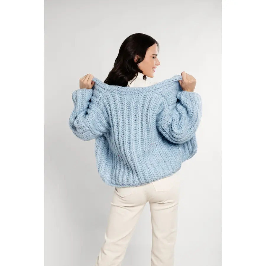 Chunky Oversized Knit Cardigan