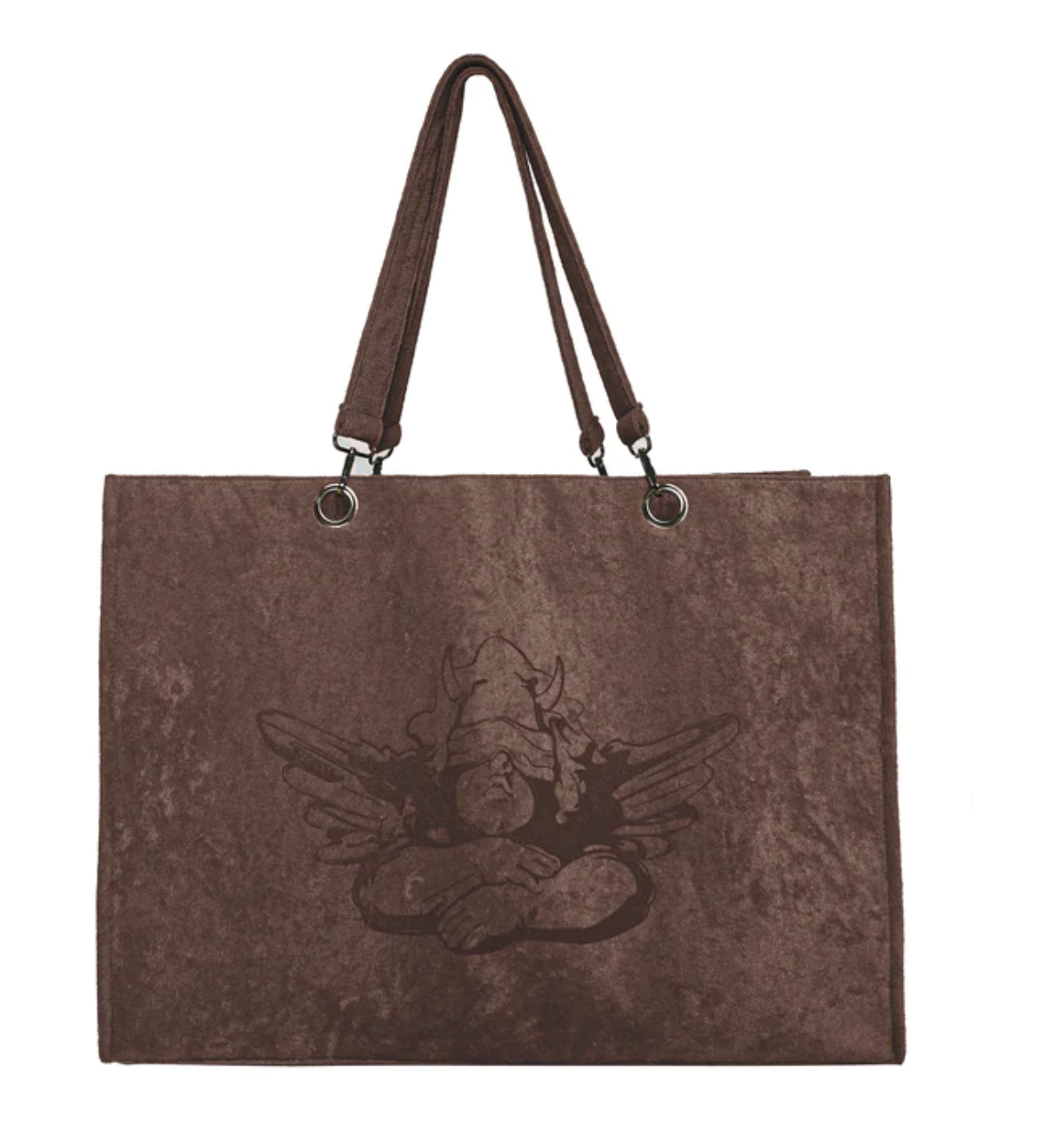 Chocolate Terry Cloth Tote