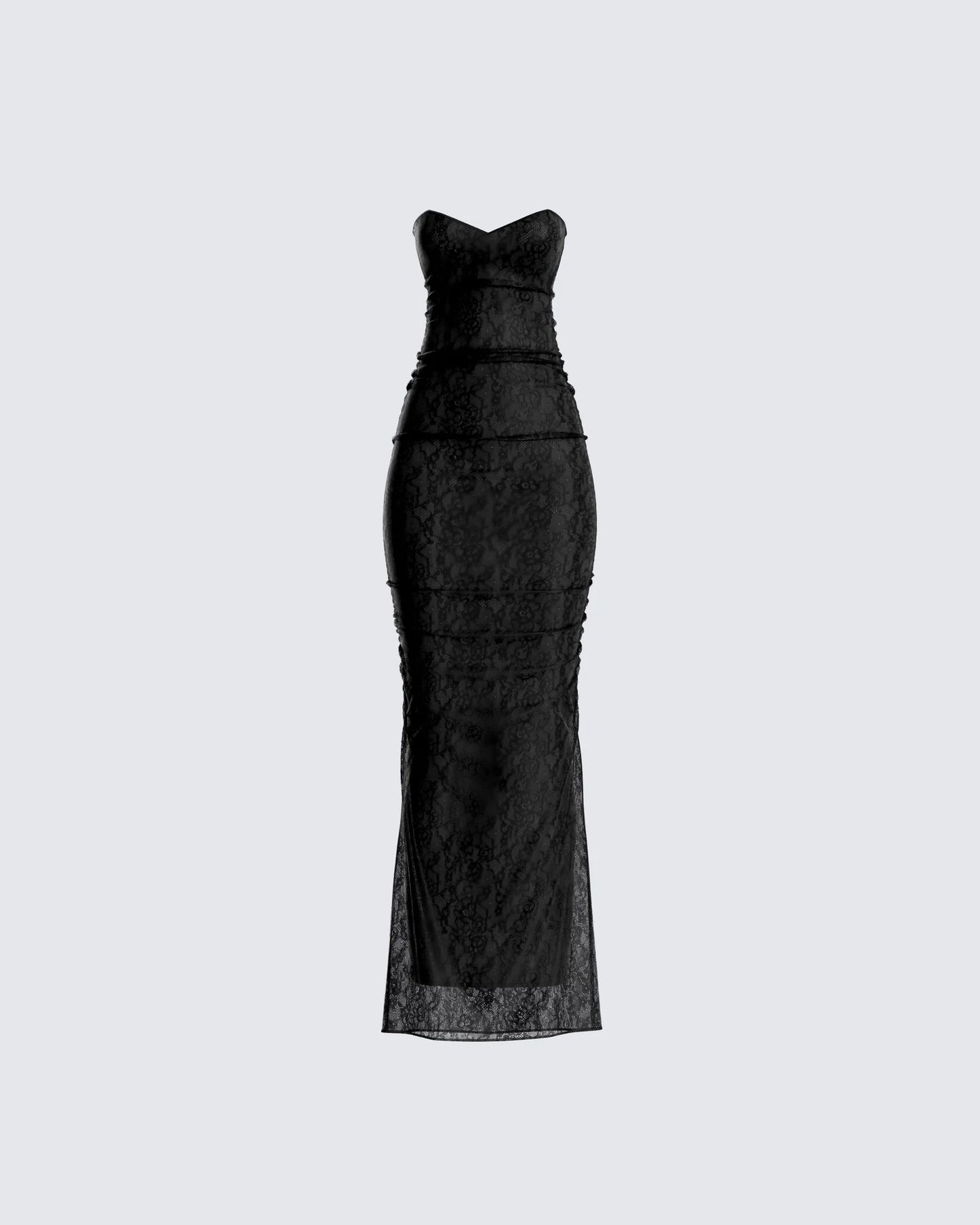 Shia Black Lace Gown